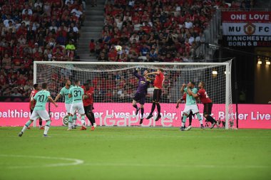 Kallang-Singapur-20jul2019: David de GEA #1 Manchester oyuncusu
