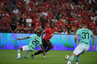 Kallang-Singapur-20jul2019: Paul Pogba #6 Manchester u oyuncusu