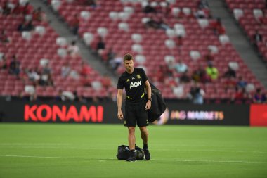 Kallang-Singapur-20jul2019: Michael Carrick personel antrenörü manch