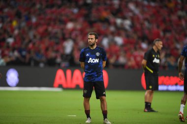 Kallang-Singapur-20jul2019: Juan Mata #8 oyuncu Manchester un