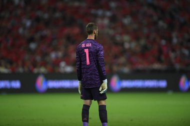 Kallang-Singapur-20jul2019: David de GEA #1 Manchester oyuncusu