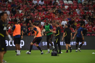 Kallang-Singapur-20jul2019: Paul Pogba #6 Manchester u oyuncusu