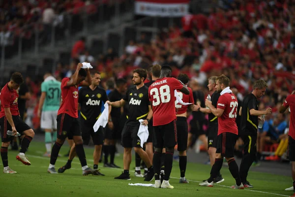 Kallang-singapore-20jul2019:Player of manchester united in actio — Stock Photo, Image