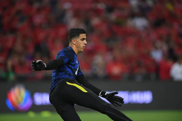 Kallang-singapore-20jul2019: Joel pereira # 40 jugador de mancheste — Foto de Stock