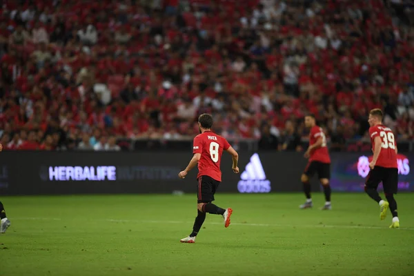 Kallang-singapore-20jul2019: Juan mata # 8 player of manchester un — стоковое фото