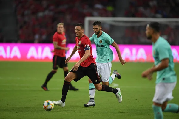 Kallang-singapore-20jul2019: Nemanja matic # 31 jugador de manchest — Foto de Stock