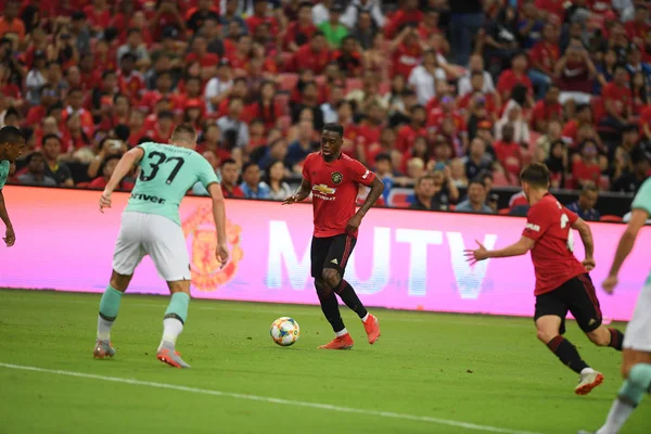 Kallang-singapore-20jul2019:Aaron wan-bissaka #29 player of manc — Stock Photo, Image