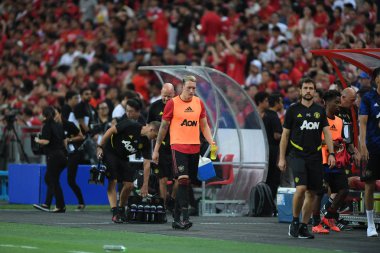 Kallang-Singapur-20jul2019: Phil Jones #4 oyuncu Manchester u