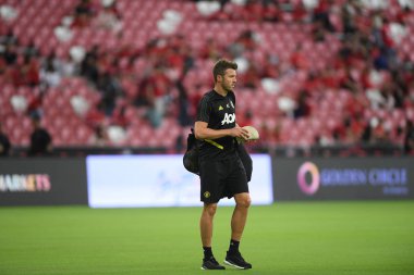 Kallang-Singapur-20jul2019: Michael Carrick personel antrenörü manch
