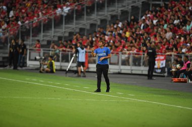 Kallang-Singapur-20jul2019: Antonio Conte Inter Milan müdürü