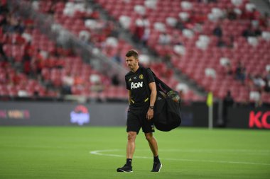 Kallang-Singapur-20jul2019: Michael Carrick personel antrenörü manch