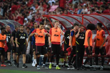 Kallang-Singapur-20jul2019: Manchester United oyuncusu Actio 'da