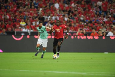 Kallang-Singapur-20jul2019: Paul Pogba #6 Manchester u oyuncusu