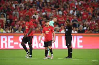 Kallang-Singapur-20jul2019: Daniel James #21 Mancheste oyuncusu