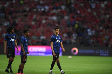 Kallang-Singapur-20jul2019: Mason Greenwood #26 Manche oyuncusu