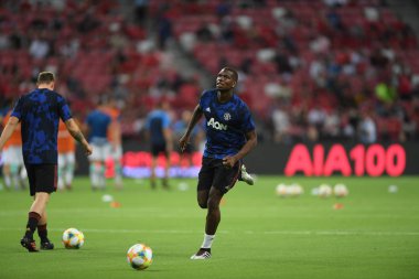 Kallang-Singapur-20jul2019: Paul Pogba #6 Manchester u oyuncusu