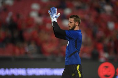 Kallang-Singapur-20jul2019: David de GEA #1 Manchester oyuncusu