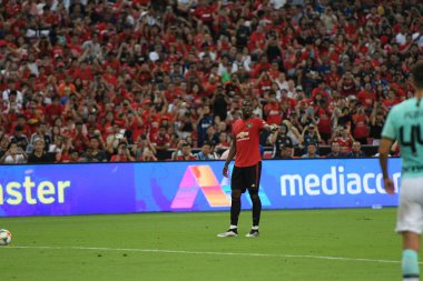 Kallang-Singapur-20jul2019: Paul Pogba #6 Manchester u oyuncusu