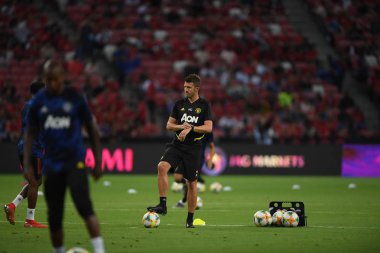 Kallang-Singapur-20jul2019: Michael Carrick personel antrenörü manch
