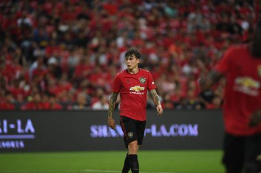 Kallang-Singapur-20jul2019: Victor Lindelof #2 Manches oyuncusu