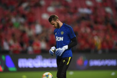 Kallang-Singapur-20jul2019: David de GEA #1 Manchester oyuncusu