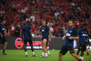 Kallang-Singapur-20jul2019: Marcos Rojo #16 Manchester oyuncusu