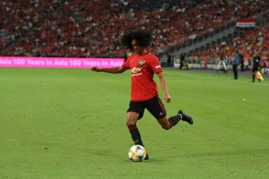 Kallang-Singapur-20jul2019: Tahith Chong #44 Mancheste oyuncusu