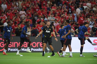 Kallang-Singapur-20jul2019: Manchester United oyuncusu Actio 'da