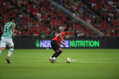 Kallang-Singapur-20jul2019: Anthony Martial #11 Manche oyuncusu
