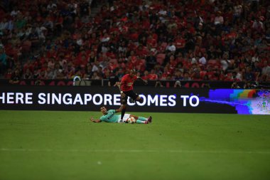 Kallang-Singapur-20jul2019: Ashley genç #18 Mancheste oyuncusu