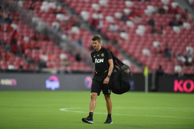 Kallang-Singapur-20jul2019: Michael Carrick personel antrenörü manch