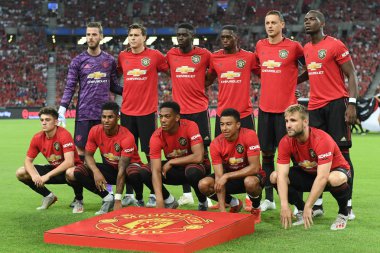 Kallang-Singapur-20jul2019: Manchester United oyuncusu Actio 'da