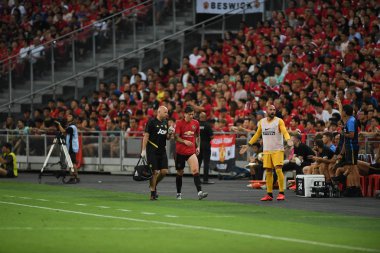 Kallang-Singapur-20jul2019: Victor Lindelof #2 Manches oyuncusu