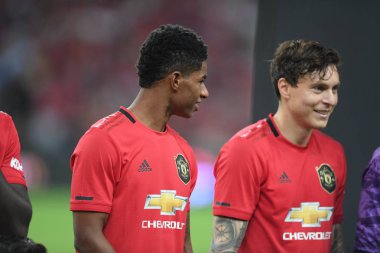 Kallang-Singapur-20jul2019: Marcus Rashford #10 Manche oyuncusu