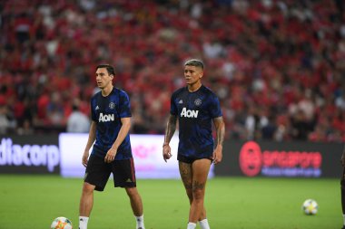 Kallang-Singapur-20jul2019: Marcos Rojo #16 Manchester oyuncusu