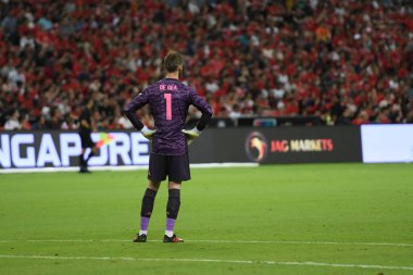 Kallang-Singapur-20jul2019: David de GEA #1 Manchester oyuncusu