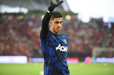 Kallang-Singapur-20jul2019: Joel Pereira #40 Mancheste oyuncusu