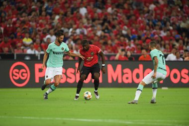 Kallang-Singapur-20jul2019: Paul Pogba #6 Manchester u oyuncusu