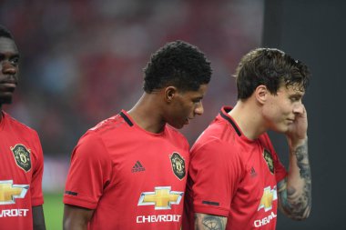 Kallang-Singapur-20jul2019: Marcus Rashford #10 Manche oyuncusu