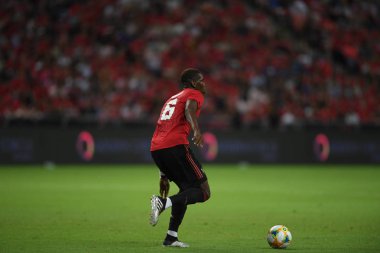 Kallang-Singapur-20jul2019: Paul Pogba #6 Manchester u oyuncusu