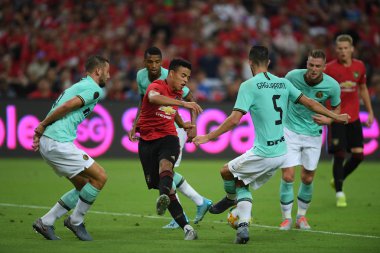 Kallang-Singapur-20jul2019: Mason Greenwood #26 Manche oyuncusu