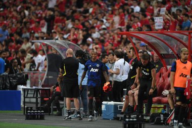 Kallang-Singapur-20jul2019: Ashley genç #18 Mancheste oyuncusu