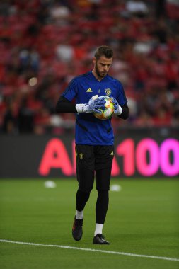 Kallang-Singapur-20jul2019: David de GEA #1 Manchester oyuncusu