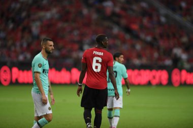 Kallang-Singapur-20jul2019: Paul Pogba #6 Manchester u oyuncusu