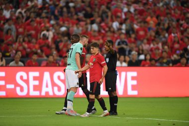 Kallang-Singapur-20jul2019: Daniel James #21 Mancheste oyuncusu