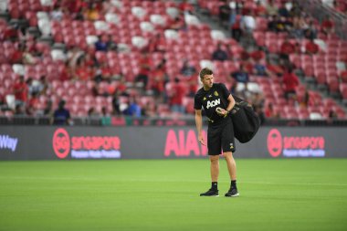 Kallang-Singapur-20jul2019: Michael Carrick personel antrenörü manch