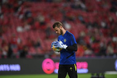 Kallang-Singapur-20jul2019: David de GEA #1 Manchester oyuncusu
