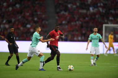 Kallang-Singapur-20jul2019: Paul Pogba #6 Manchester u oyuncusu