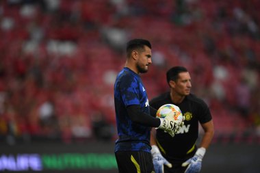 Kallang-Singapur-20jul2019: Sergio Romero #22 manchest oyuncusu