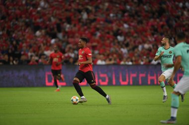 Kallang-Singapur-20jul2019: Anthony Martial #11 Manche oyuncusu